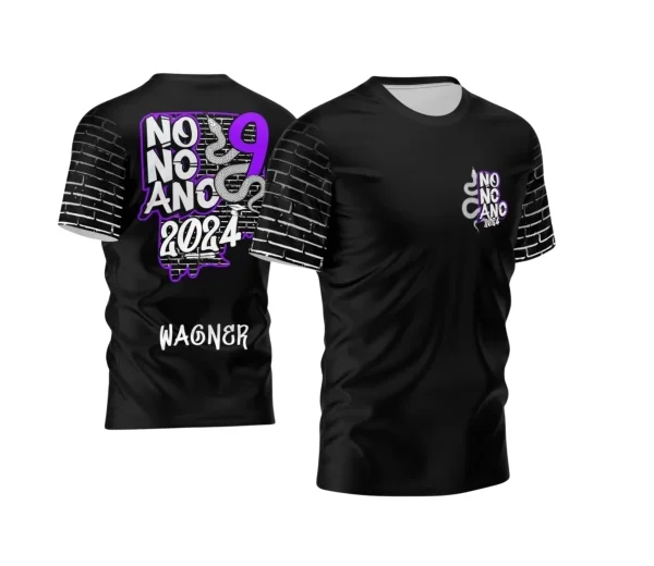 Arte Vetor Camisa Preta - Nono Ano 2024 - Interclasse 2024 - Formandos 2024 - Cobra