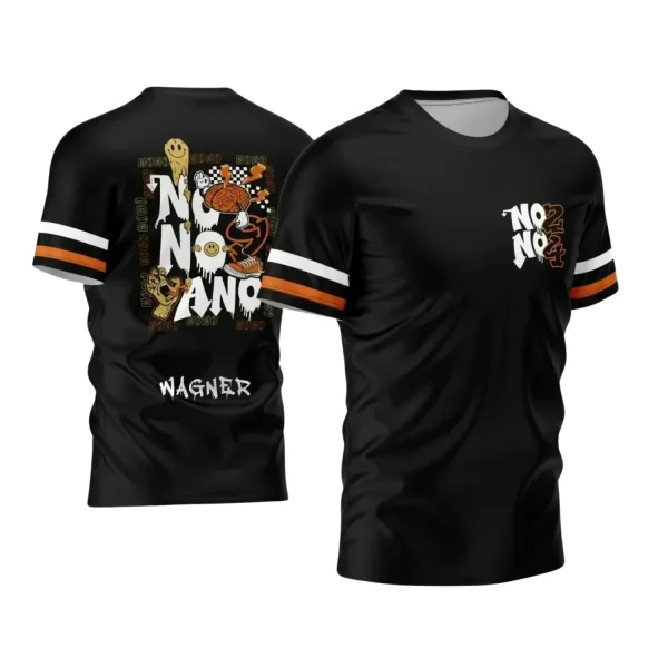 Arte Vetor Camisa Preta - Nono Ano 2024 - Interclasse 2024 - Formandos - Cérebro