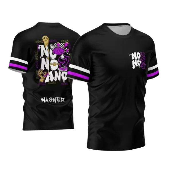 Arte Vetor Camisa Preta - Nono Ano 2024 - Interclasse 2024 - Formandos - Cérebro