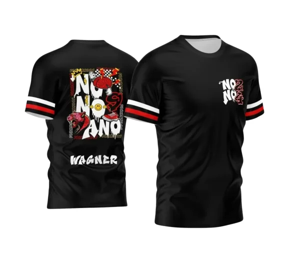 Arte Vetor Camisa Preta de Interclasse - Onça 2024 - 2025