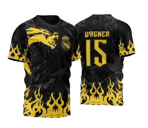 Camisa Interclasse Escolar Tema Dragão