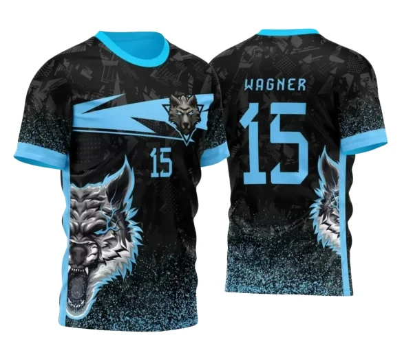 Camisa Interclasse Escolar Tema Lobo