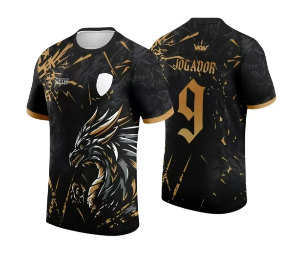 Camisa Interclasse Escolar Tema Dragão