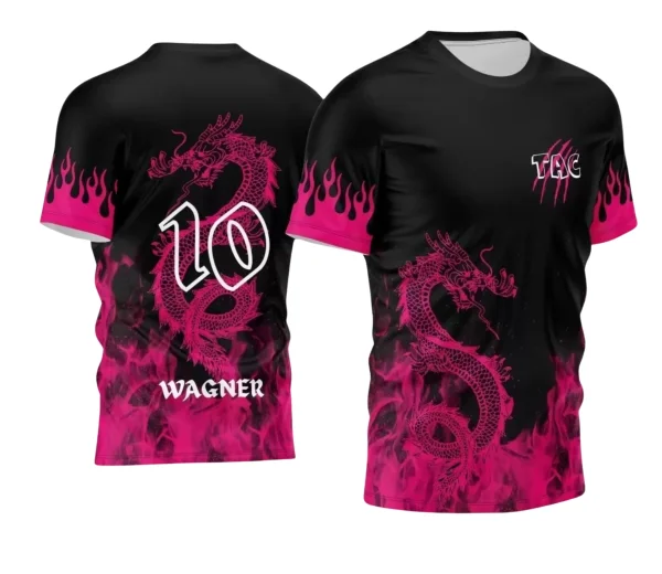 Camisa Interclasse Escolar Tema Dragão