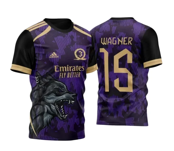 Camisa Interclasse Escolar Tema Lobo