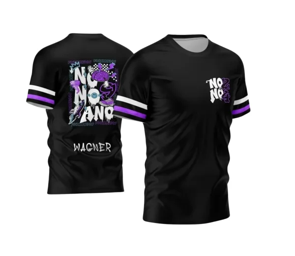 Arte Vetor Camisa Preta e Roxa - Nono Ano 2024 - Interclasse 2024 - Formandos 2024 - Foguete