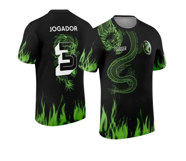 Camisa Interclasse Escolar Tema Dragão