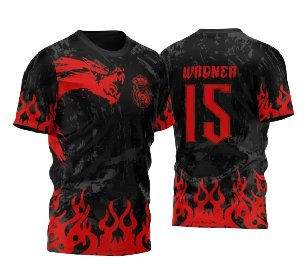 Camisa Interclasse Escolar Tema Dragão