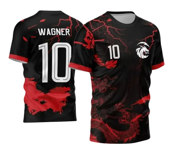 Camisa Interclasse Escolar Tema Dragão