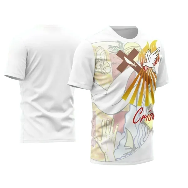 Arte Vetor Camisa Religião - Sacramento Crisma 2024