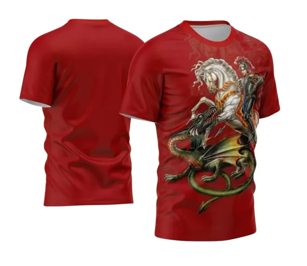 Camisa Religiosa São Jorge para Festejo