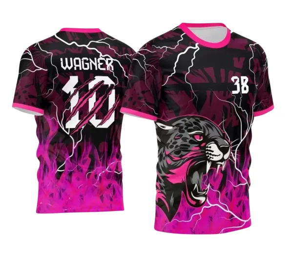 Camisa Interclasse Escolar Tema Onça