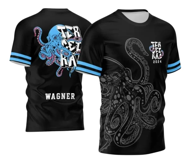 Arte Vetor Camisa Terceirão 2024 Polvo