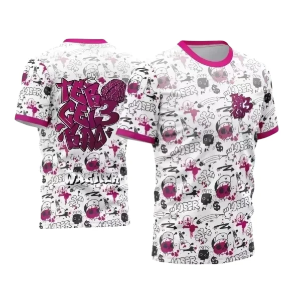 Arte Vetor Camisa Terceirão Graffiti Spray Cérebro