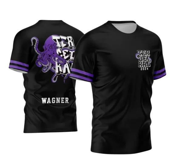 Terceirão Polvo – Estampa Camiseta Escolar Vetor