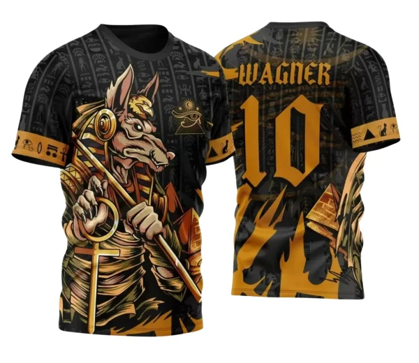 Camisa Interclasse Escolar Tema Anúbis