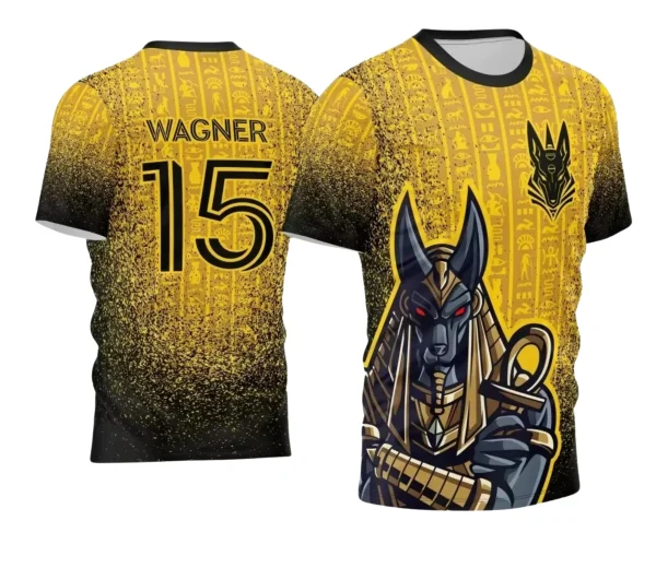 Camisa Interclasse Escolar Tema Anúbis