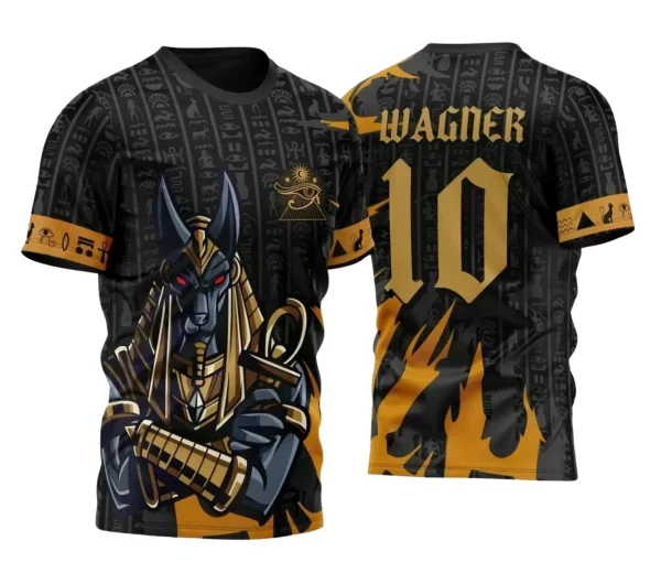 Camisa Interclasse Escolar Tema Anúbis