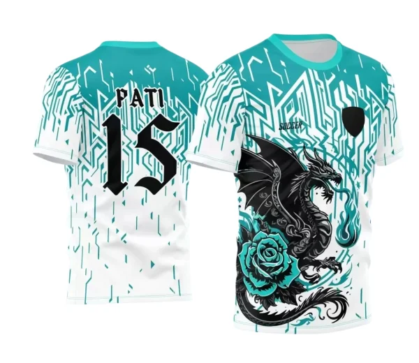 Camisa Interclasse Escolar Tema Dragão | Doces Desenhos