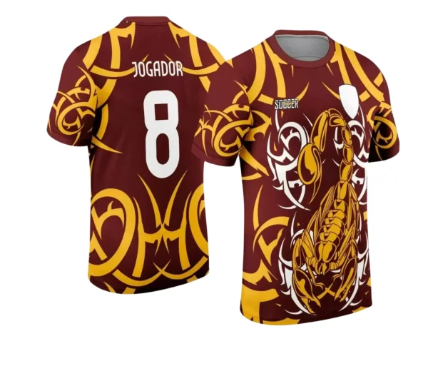 Camisa Interclasse Escolar Tema Escorpião