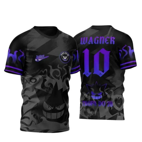 Arte Vetor - Camisa de Interclasse - Gengar  2024 - 2025
