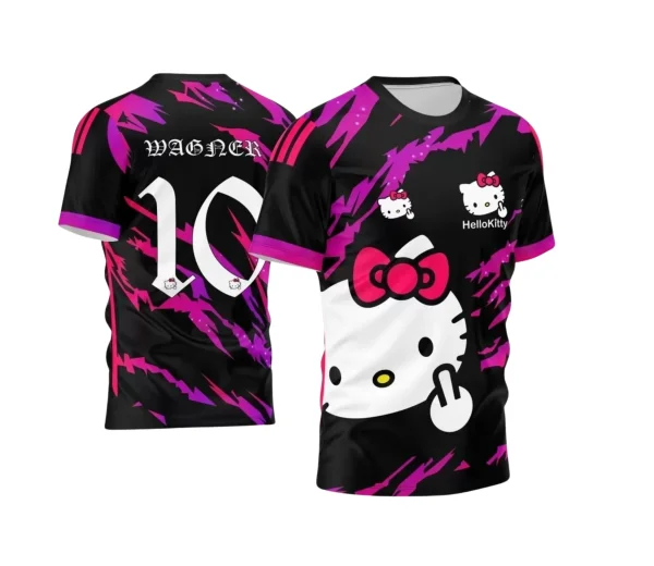 Arte Vetor - Camisa de Interclasse - Hello Kitty - Desenho - 2024 - 2025 