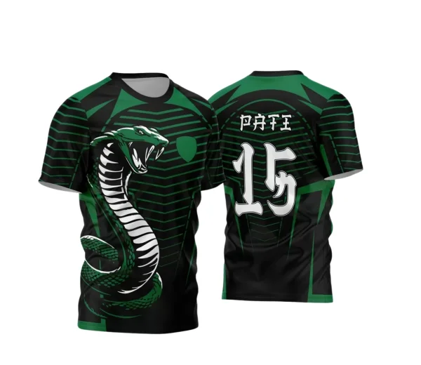 Arte Vetor - Camisa de Interclasse - Jogos Internos - Cobra - 2024 - 2025