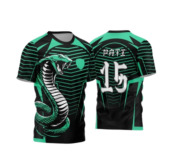 Arte Vetor - Camisa de Interclasse - Jogos Internos - Cobra - 2024 - 2025