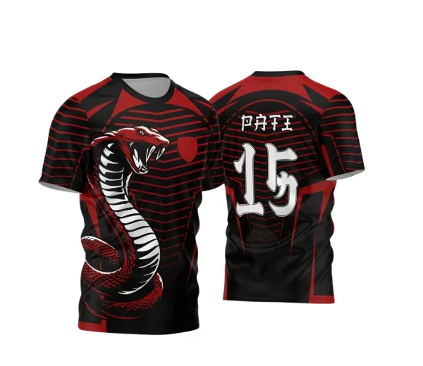 Arte Vetor - Camisa de Interclasse - Jogos Internos - Cobra - 2024 - 2025