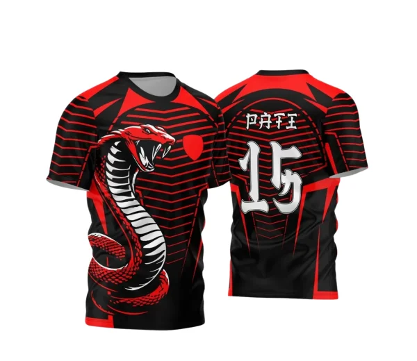 Arte Vetor - Camisa de Interclasse - Jogos Internos - Cobra - 2024 - 2025