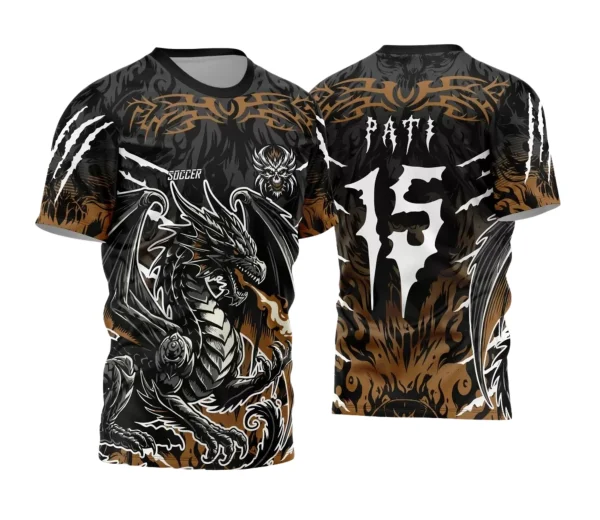 Camisa Interclasse – Dragão Negro Jogos Internos | Doces Desenhos