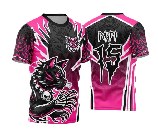 Camisa Interclasse – Gato Dark Jogos Internos | Doces Desenhos