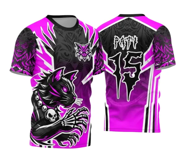 Camisa Interclasse – Gato Dark Jogos Internos | Doces Desenhos