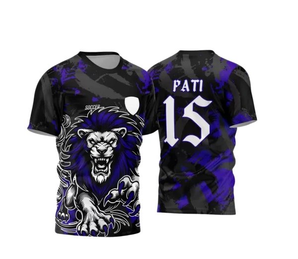 Arte Vetor - Camisa de Interclasse - Jogos Internos - Leão Feroz - 2024 - 2025