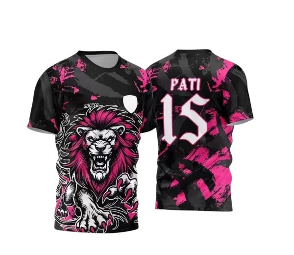 Arte Vetor - Camisa de Interclasse - Jogos Internos - Leão Feroz - 2024 - 2025