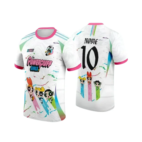 Arte Vetor - Camisa de Interclasse - Meninas Suprepoderosas - Desenho - 2024 - 2025