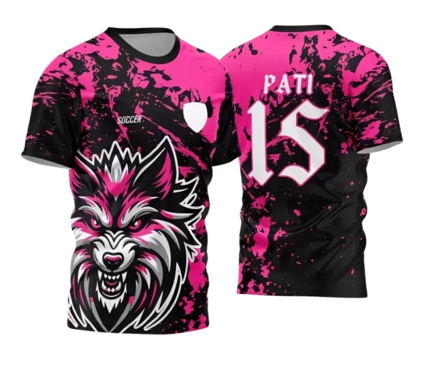 Camisa Interclasse Personalizada – Tema Lobo