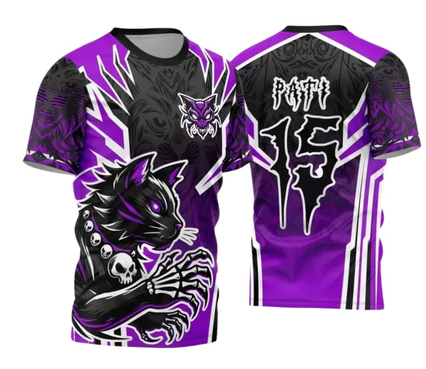 Camisa Interclasse Personalizada – Gato Jogos Internos | Doces Desenhos