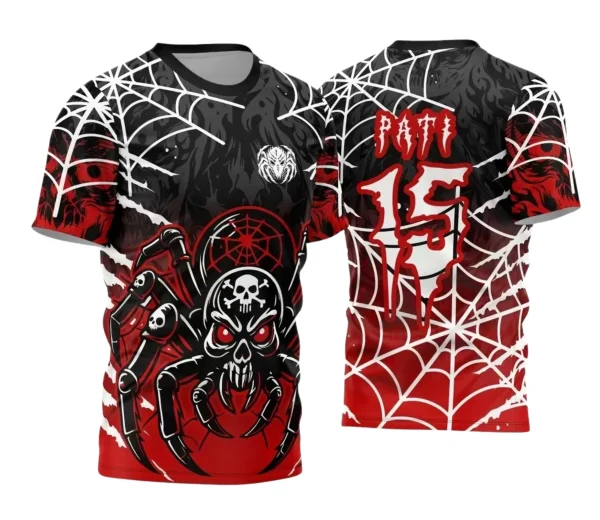 Camisa Interclasse Personalizada – Aranha Jogos Internos | Doces Desenhos