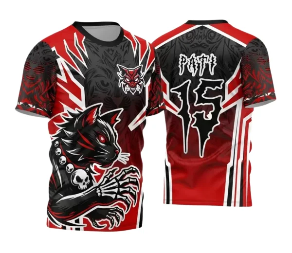 Camisa Interclasse Personalizada – Gato Jogos Internos | Doces Desenhos