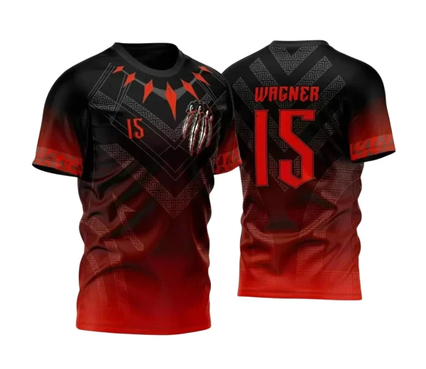 Camisa Interclasse Escolar Tema Pantera