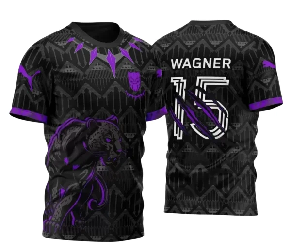 Camisa Interclasse Escolar Tema Pantera