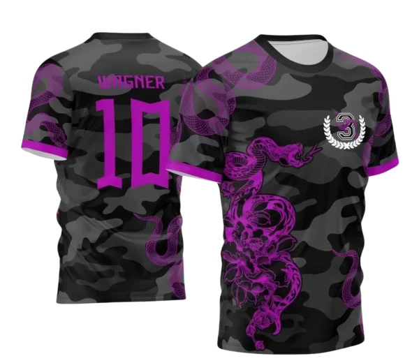 Camisa Interclasse Escolar Tema Cobra