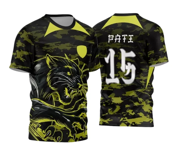 Camisa Interclasse Escolar Tema Pantera | Doces Desenhos