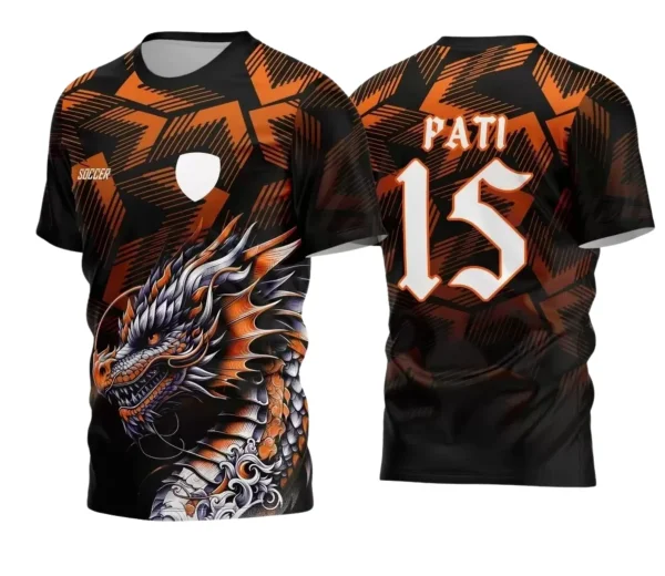 Camisa Interclasse Escolar Tema Dragão | Doces Desenhos