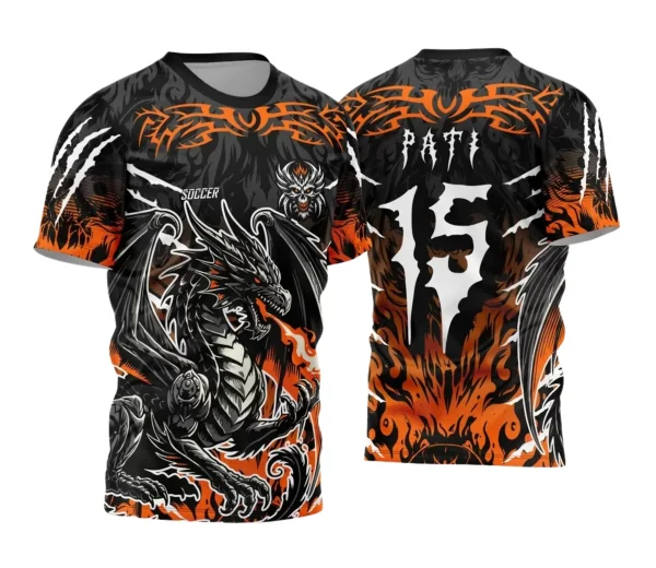 Camisa Interclasse – Dragão Negro Jogos Internos | Doces Desenhos