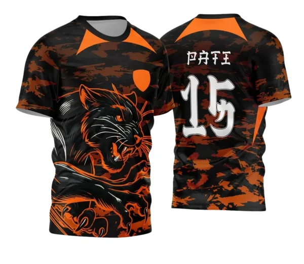 Camisa Interclasse Escolar Tema Pantera | Doces Desenhos