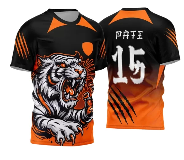 Camisa Interclasse Escolar Tema Tigre | Doces Desenhos