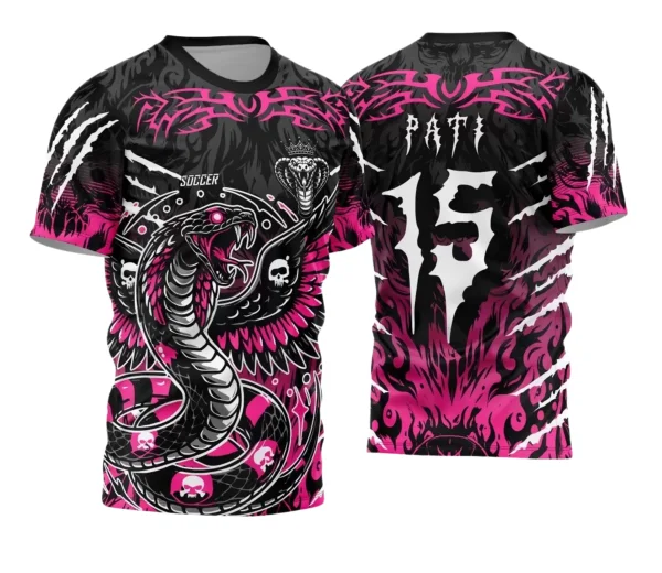 Camisa Interclasse – Cobra Caveiras | Doces Desenhos