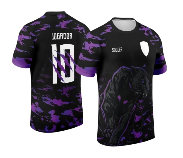 Camisa Interclasse Escolar Tema Pantera